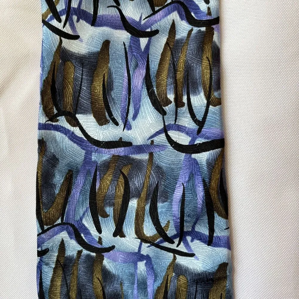 J Garcia Silk Ties Lot of 3 Abstract Patterns